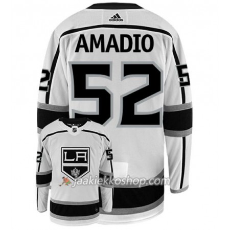 Miehille NHL Los Angeles Kings Pelipaita MICHAEL AMADIO 52 Adidas Valkoinen Authentic